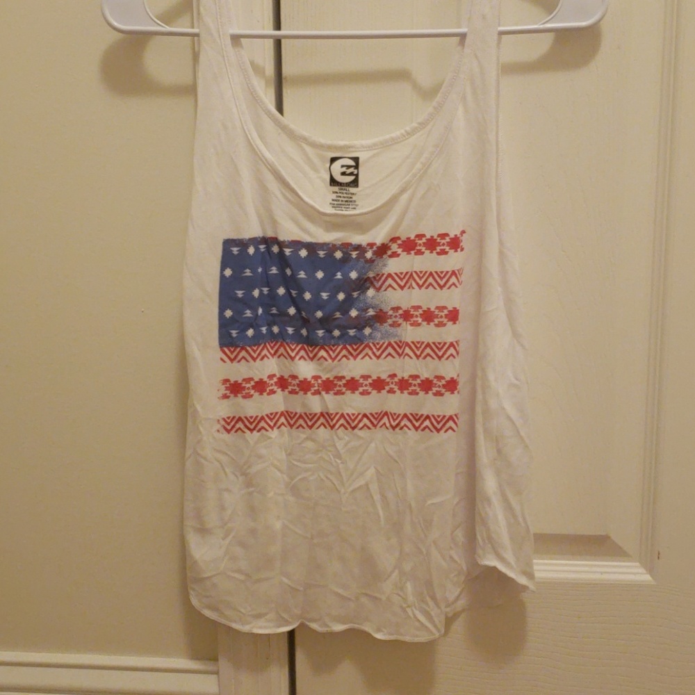 Billabong American Flag Tank Top